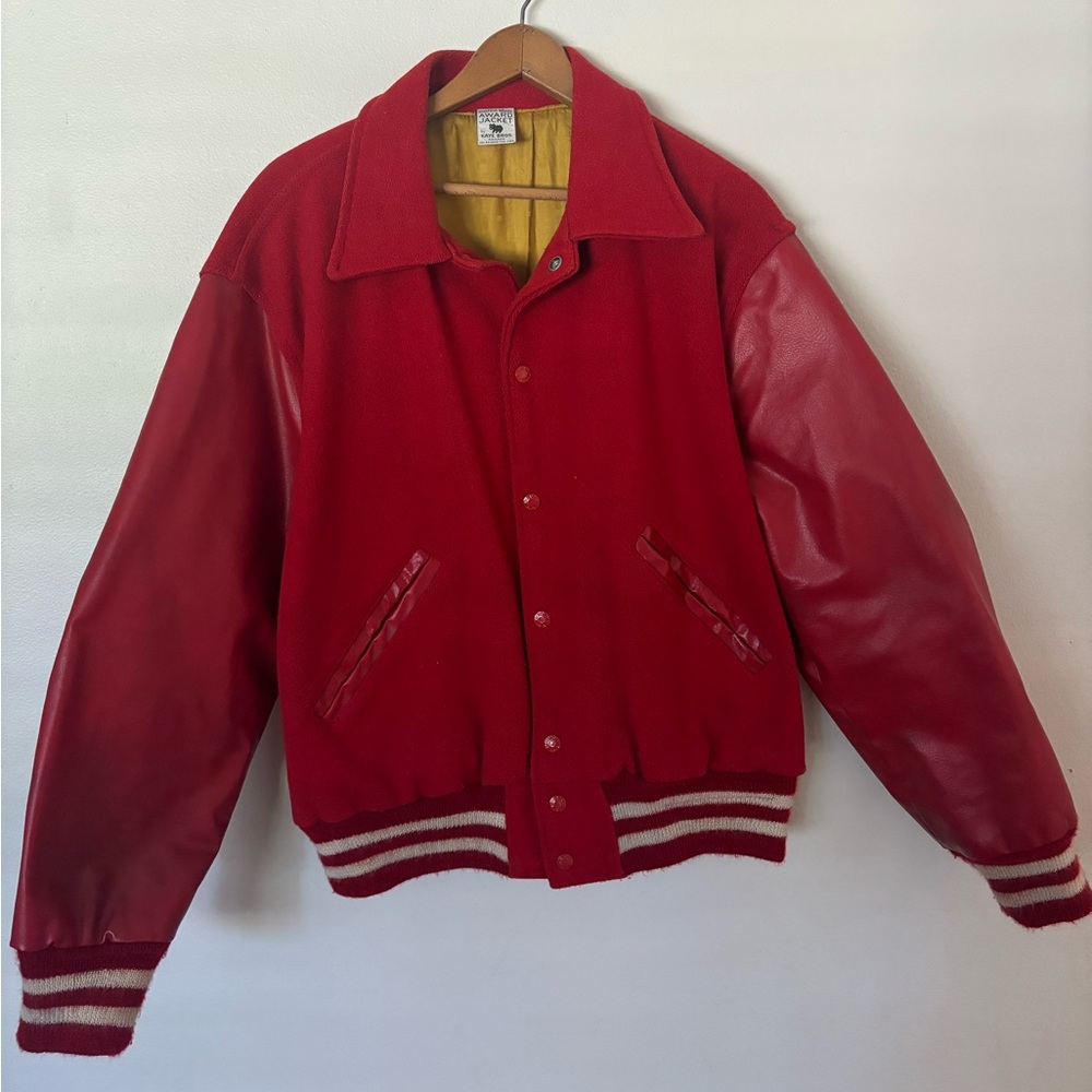 Kaye Bros Wool & Leather Varsity Jacket - Dan Shepherdson Stitching